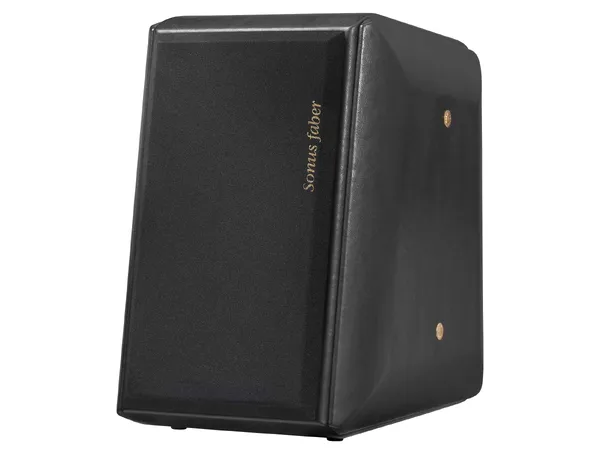 Sonus Faber Toy, høyttaler, barred skinn bokhylle/stativhøyttaler, sort, par 